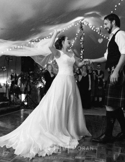 bride and groom stretch tent