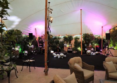 covered garden stretch tent party