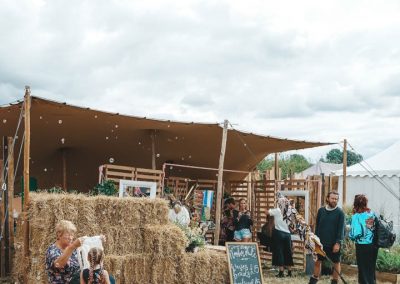 chino stretch tent at feastival