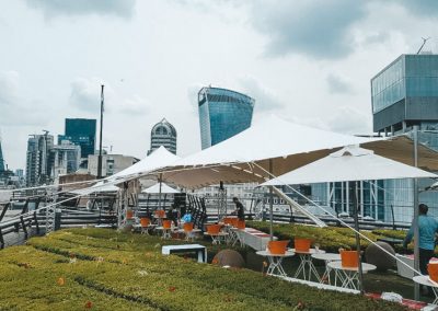 London city stretch tent