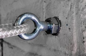 eyebolt in wall