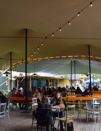 Stretch tents for pubs