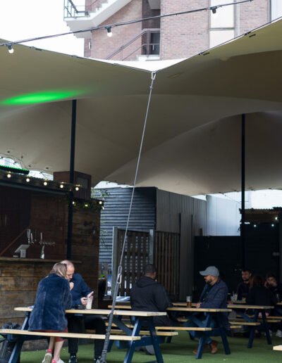 Pub garden stretch tent