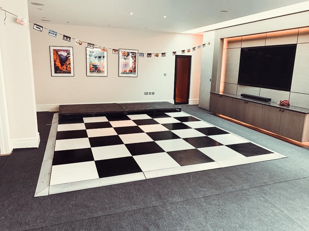 Black and White Dance Floor