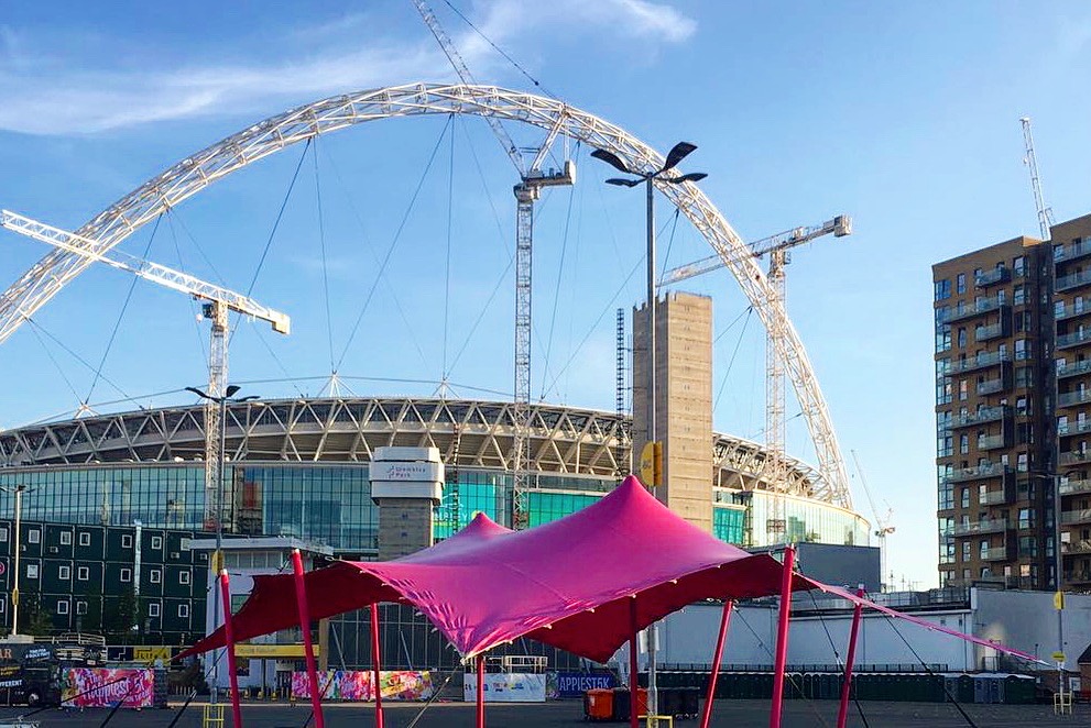 Fan Zone Stretch Tent